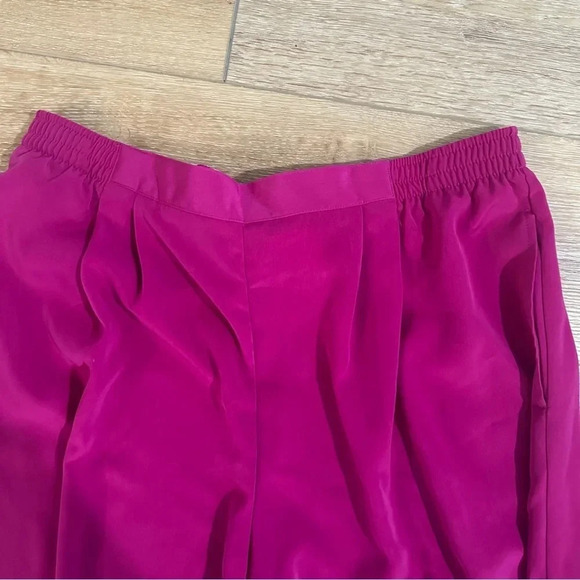 Koret Women's High-Rise Casual Stretch Waist Pull-On Fuchsia Pants Size XL GUC - Picture 4 of 7